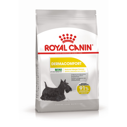 Royal Canin Mini Dermacomfort Сухой корм для взрослых собак мелких пород с чувствительной кожей – интернет-магазин Ле’Муррр