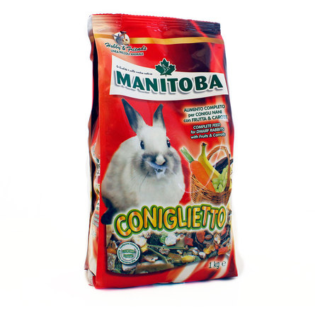 Manitoba Coniglietto Корм для кроликов (с фруктами) – интернет-магазин Ле’Муррр