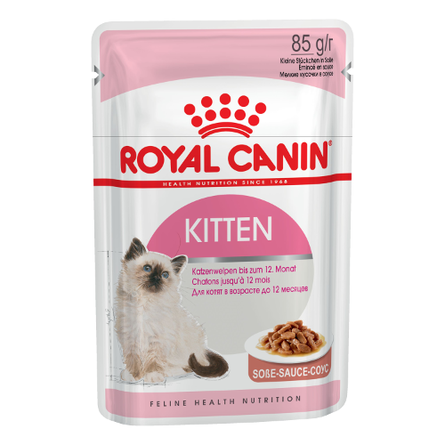 Royal Canin Kitten Instinсtive Кусочки паштета в соусе для котят – интернет-магазин Ле’Муррр