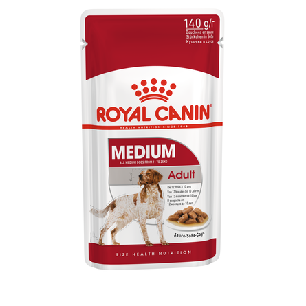 Royal Canin Medium Adult Кусочки паштета в соусе для взрослых собак средних пород – интернет-магазин Ле’Муррр