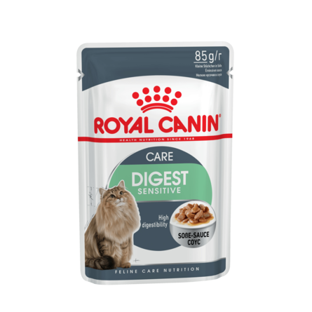 Royal Canin Digest Sensitive Кусочки паштета в соусе для взрослых кошек с чувствительным пищеварением – интернет-магазин Ле’Муррр