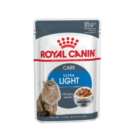 Royal Canin Ultra Light Кусочки облегченного паштета в соусе для взрослых кошек – интернет-магазин Ле’Муррр
