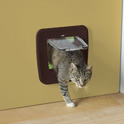 Savic Access 4-Way Upgradable Дверь-створка улучшаемая для кошек 4 положения, коричневая