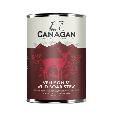 Canagan Venison & Wild Boar Stew Влажный корм для взрослых собак всех пород (рагу из оленины и дикого кабана) – интернет-магазин Ле’Муррр
