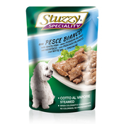 Stuzzy Speciality Dog con Pesce Bianco Кусочки паштета в соусе для взрослых собак всех пород (с треской)