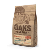 Oaks Farm Grain Free Sterilised 8+ Cat беззерновой сухой корм для для кастрированных/стерилизованных кошек старше 8 лет, (лосось)
