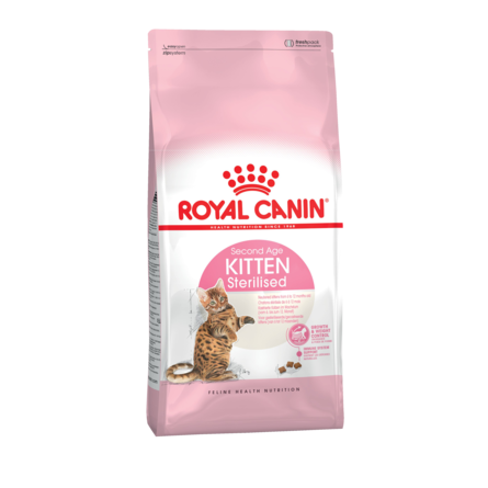 Royal Canin Kitten Sterilised Сухой корм для стерилизованных и кастрированных котят – интернет-магазин Ле’Муррр