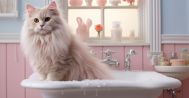 Отбеливающий шампунь для кошек: выбор и применение