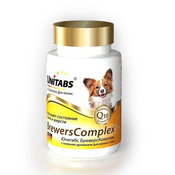 UNITABS BreversComplex Комплекс витаминов для взрослых собак мелких пород (с пивными дрожжами), 100 таблеток