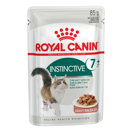 Royal Canin Instinctive 7+ Кусочки паштета в соусе для пожилых кошек старше 7 лет – интернет-магазин Ле’Муррр