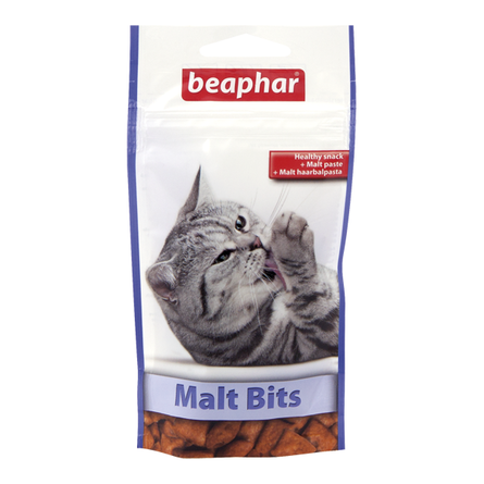 Beaphar Malt-Bits Подушечки для взрослых кошек для выведения шерсти – интернет-магазин Ле’Муррр