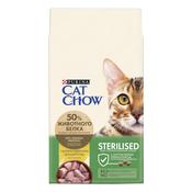 Сухой корм Cat Chow® для стерилизованных кошек и кастрированных котов, с высоким содержанием домашней птицы