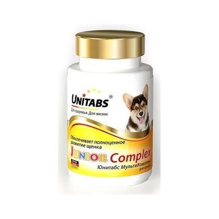 UNITABS JuniorComplex Мультиитамины для щенков, 100 таблеток – интернет-магазин Ле’Муррр