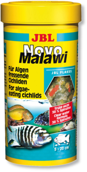 JBL NovoMalawi Основной корм для водорослеядных цихлид, хлопья